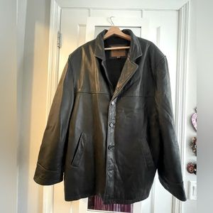 Citi Citterio Mens Italian leather jacket size XXL